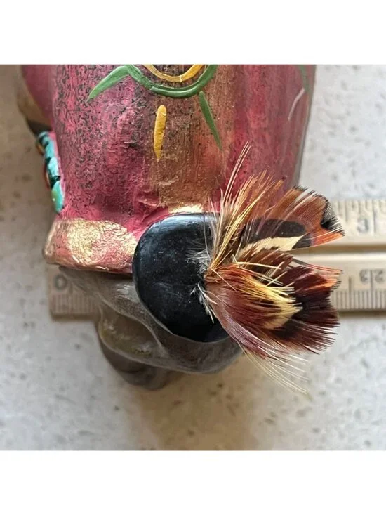 Signed Judy Peele Lazarts Tribal People Ltd. Ed. Figurine 3434/7500 Ceramic 7"T - Picture 13 of 13